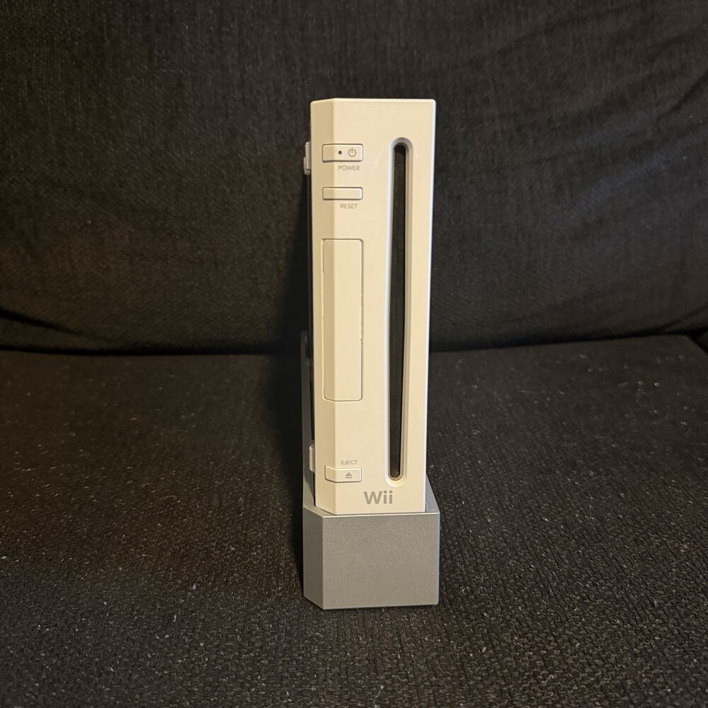 Nintendo Wii Gamecube Compatible RVL-001 Tested Console Stand & 7 Games Most CIB